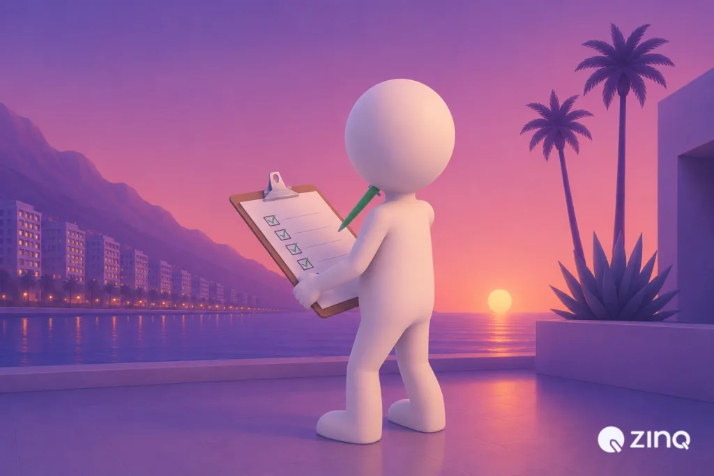 Illustration representing “Designing an AI workflow that completes a business task”.
